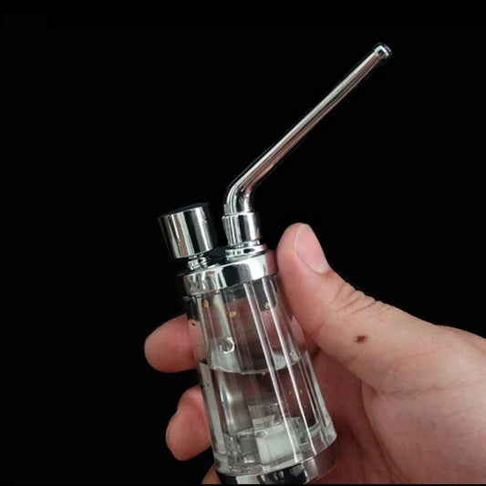 2022 New  Popular Bottle Water Pipe Portable Mini Hookah Shisha Tobacco Smoking Pipes Gift of Health Metal Tube Filter