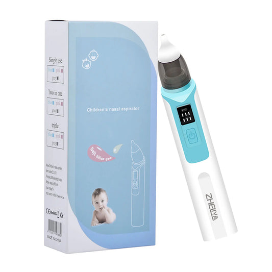 2022 New Rechargeable Baby Nose Cleaner Silicone Adjustable Suction Electric Child Nasal Aspirator Health Safety Low Noise